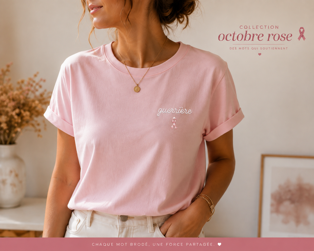 Crée ton T-shirt –  Collection Octobre Rose