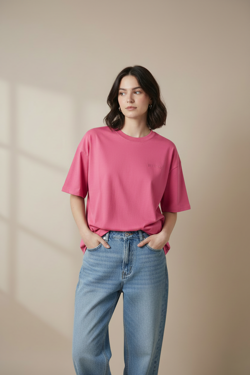 Mannequin t-shirt rose