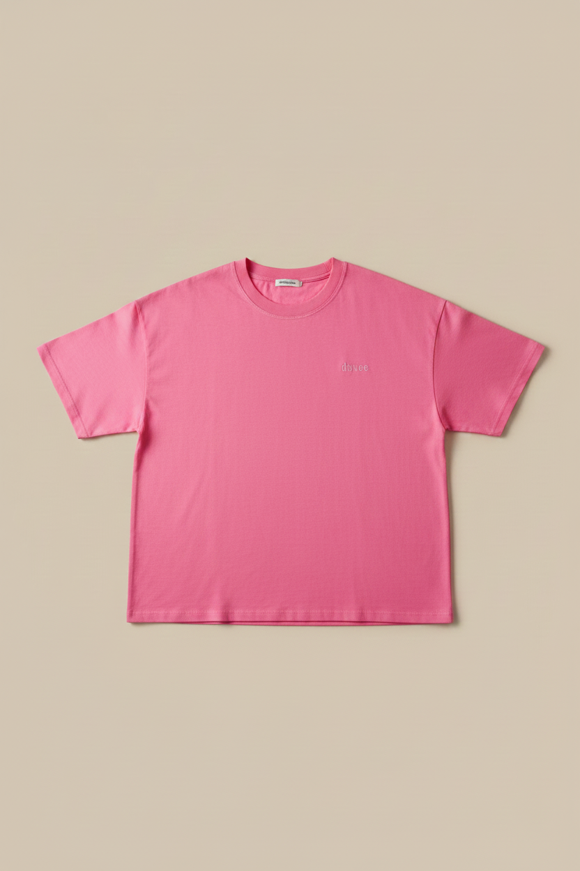T-shirt rose sans plis